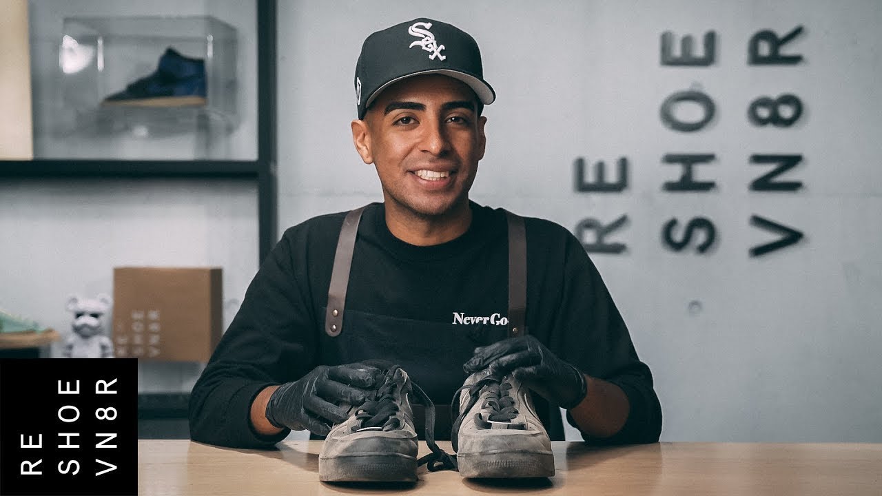 Vick Almighty Restores TRASHED Black Air Force 1s!