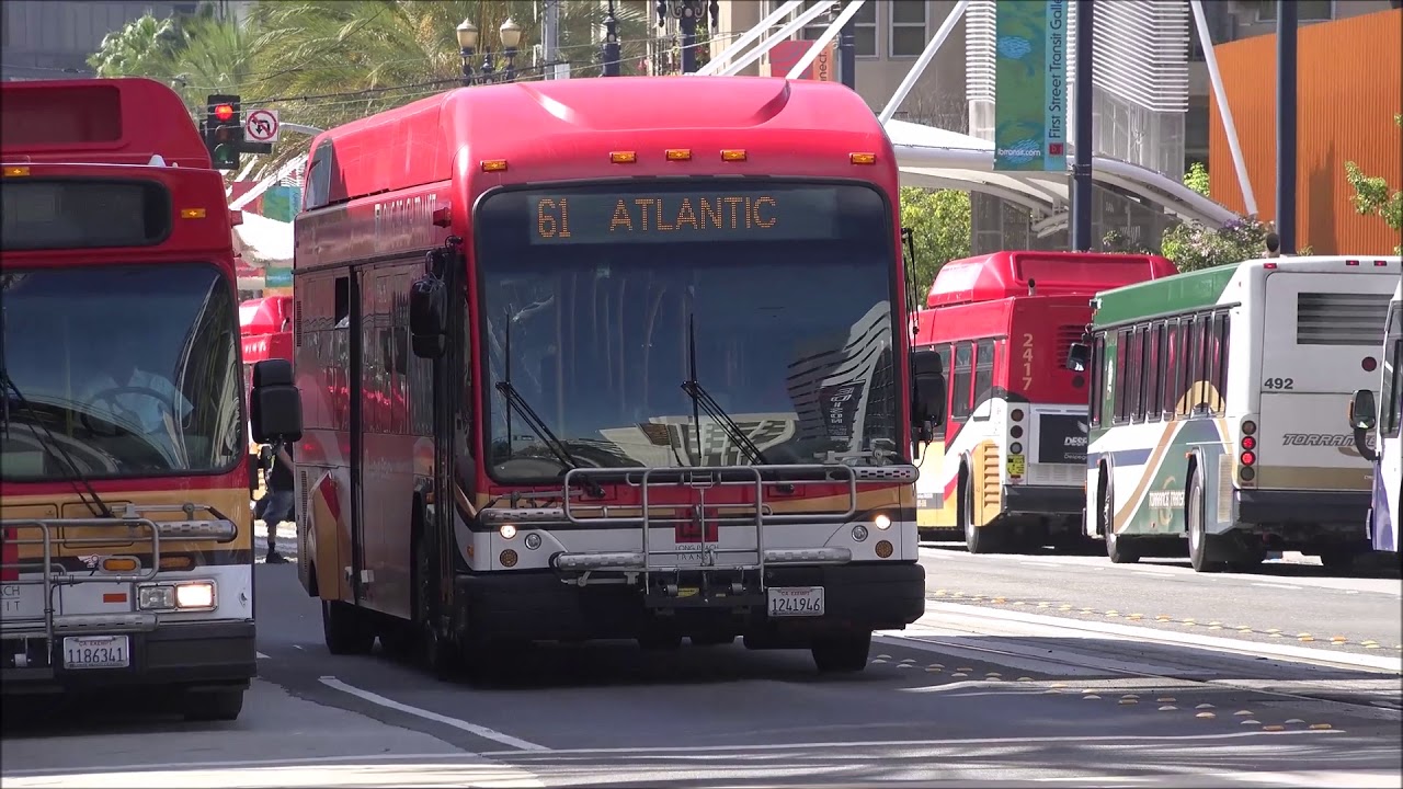 LONG BEACH TRANSIT BUS VIDEO COMPILATION PART 1 OF 2