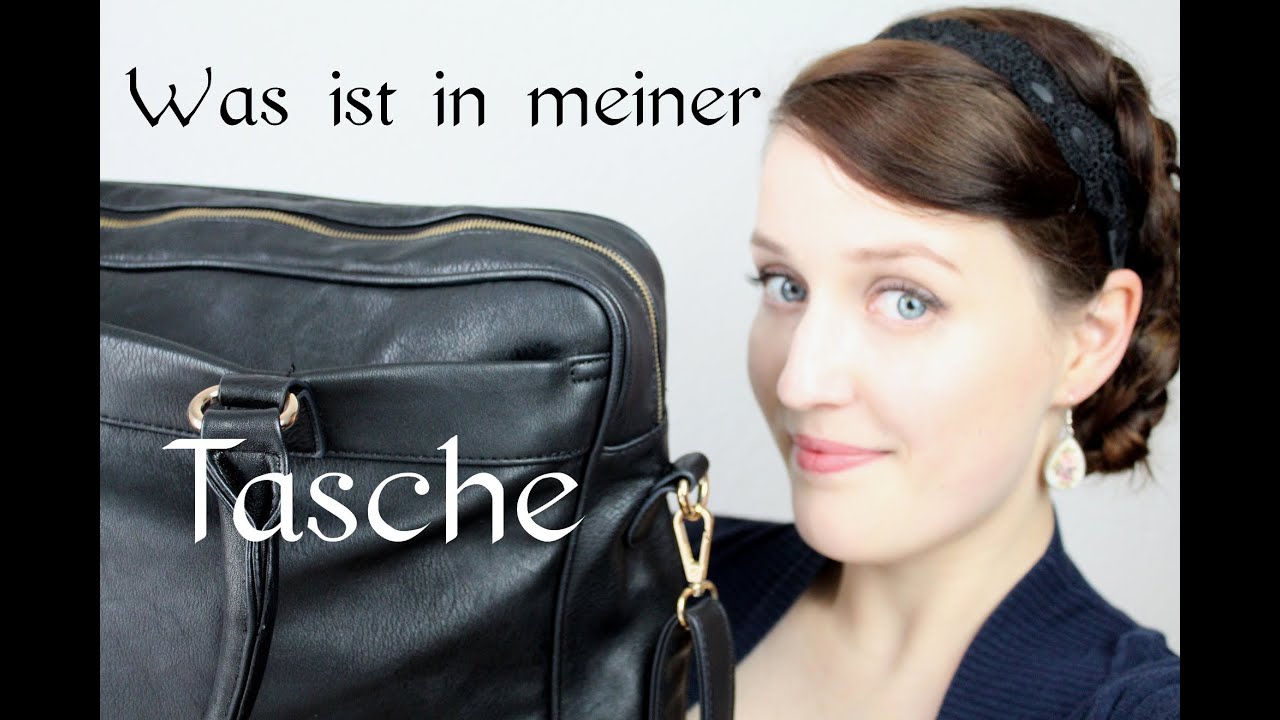 WAS IST IN MEINER TASCHE/ WHATS IN MY BAG     |     EllaTheBee