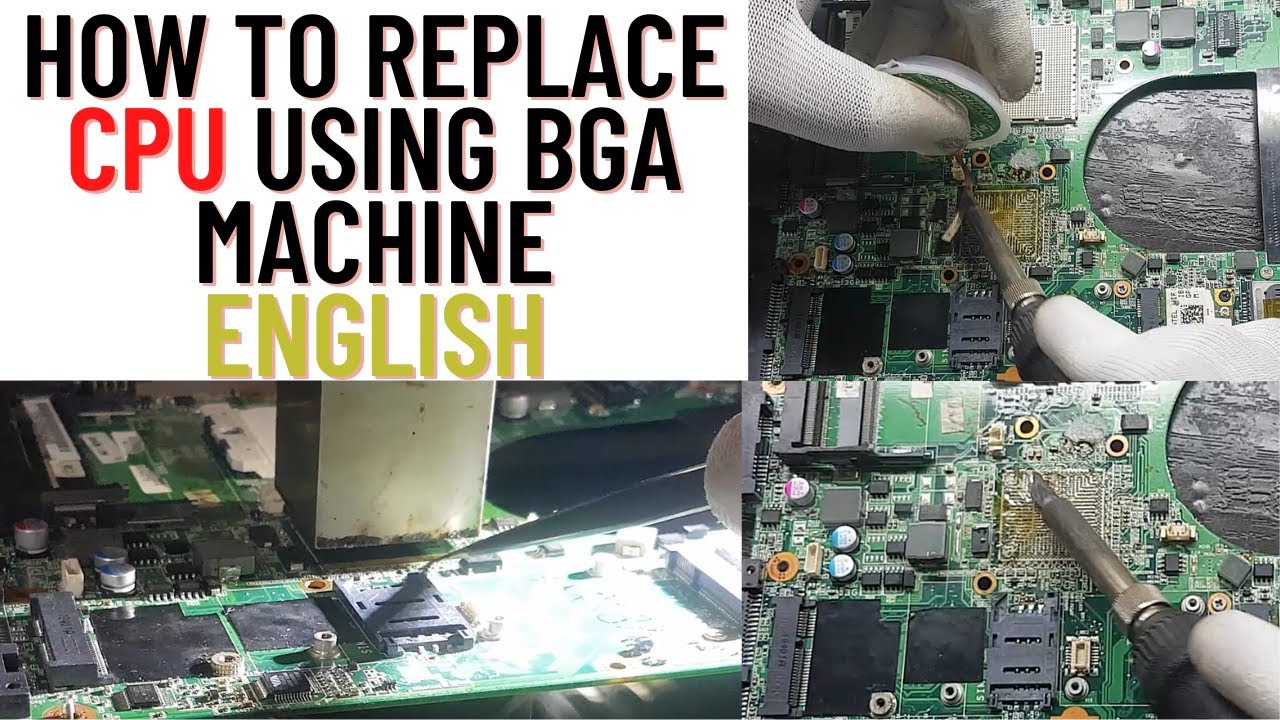 How to Replace PCH Using BGA Machine | English | Online Chip level Laptop Repairing Course | Laptex