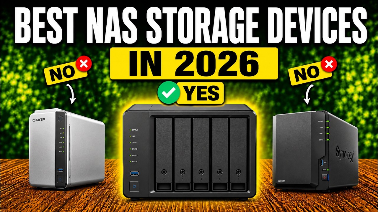 ✅Топ-5 лучших NAS-хранилищ 2026 года: для дома, Plex и бизнеса!