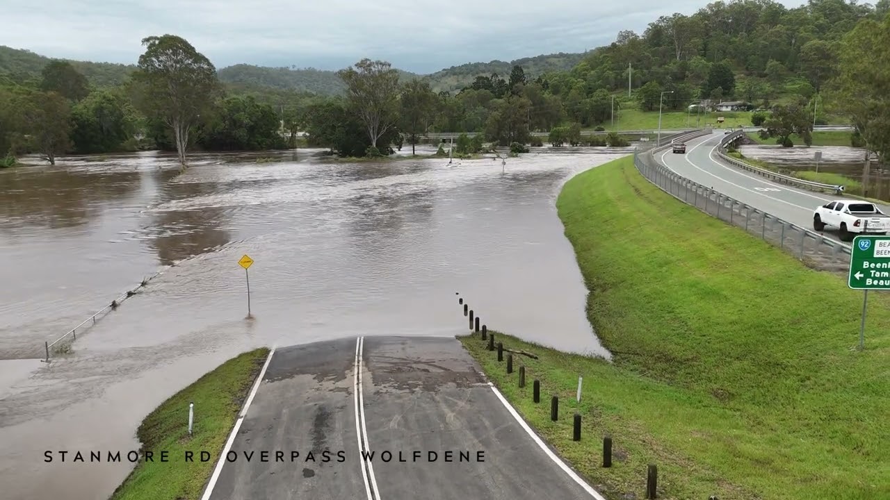 🚨 Shocking Flood Footage! Beenleigh & Wolfdene Submerged After Cyclone Alfred 🌊😱