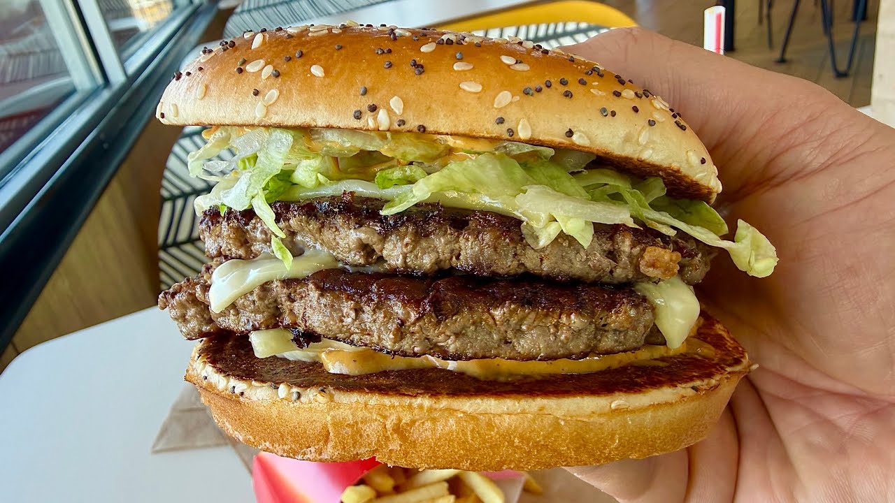 Реальный обзор бургера Big Arch от McDonald's!!