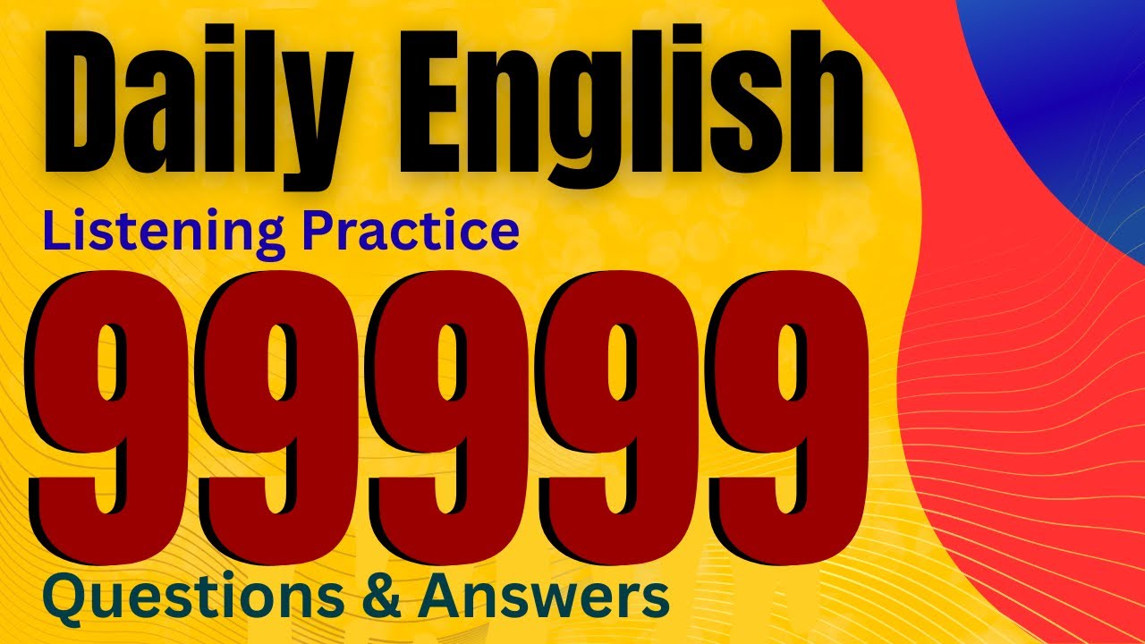 99999 Daily Routine English Sentences | Slow Listening & Speaking Practice (A1-A2) 