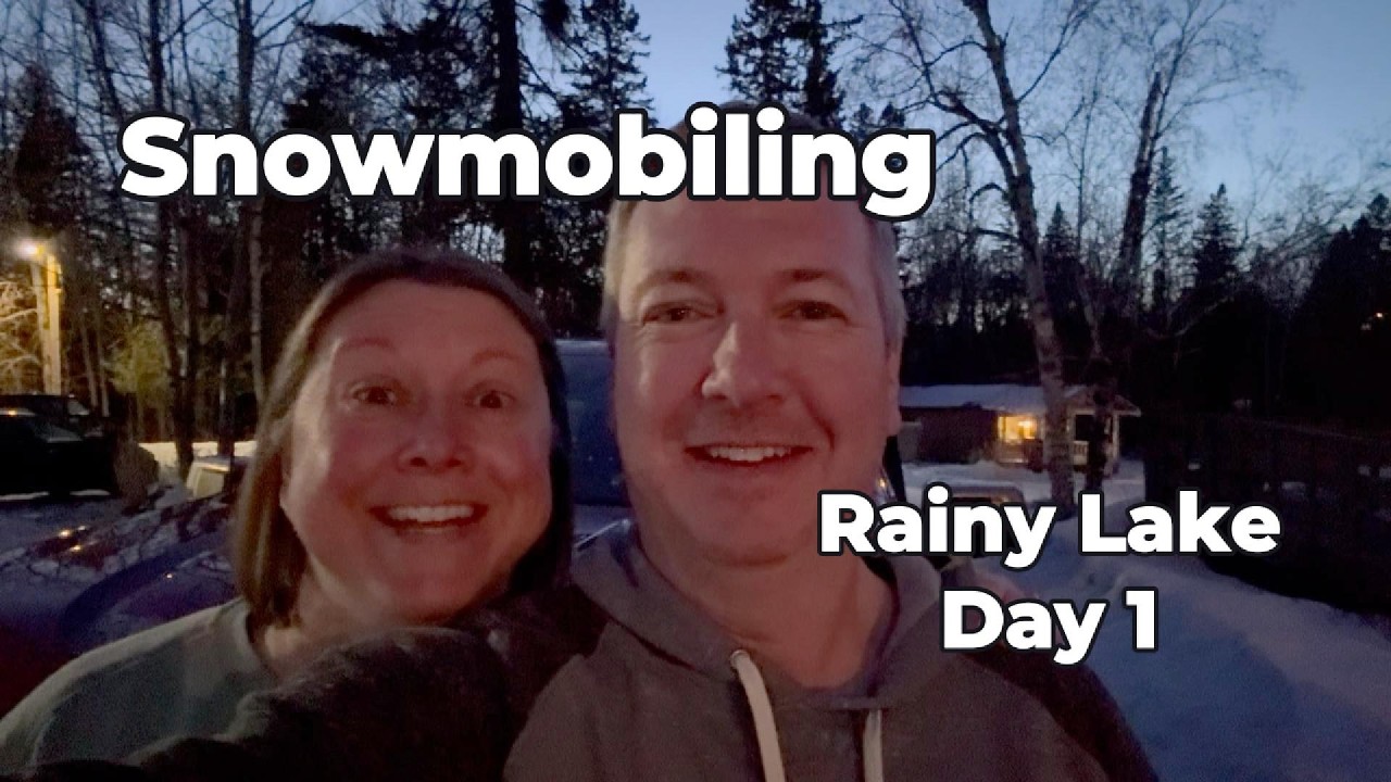 ❄️ We Went Snowmobiling on a Frozen Lake in Minnesota! ❄️