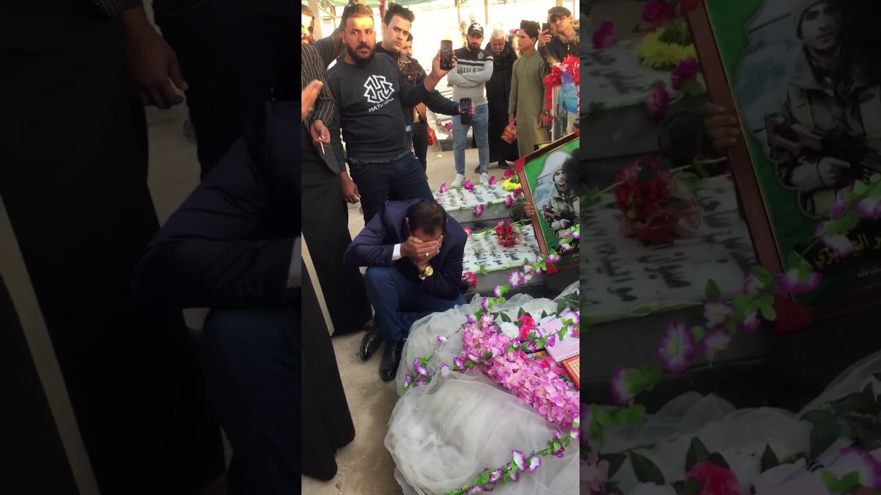 نعي صلاح الحرباوي و سعدون الخفاجي و كريم الحاتمي بالمقبره ع قبر شهيد اوميد