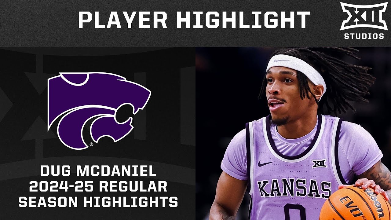Dug McDaniel 2024-25 Regular Season Highlights | Big 12 Basketball