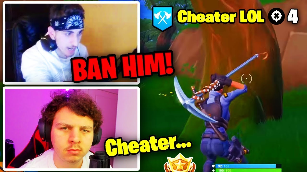 STREAMERS *SHOCKED* AT CHEATER IN TOURNAMENT! (TFUE EXPLOIT) | Fortnite Battle Royale