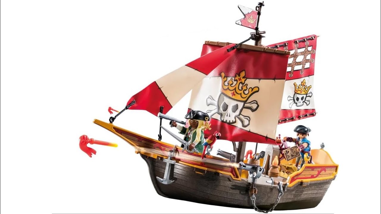 Reviewing The Playmobil Pirates Ship! (71418)