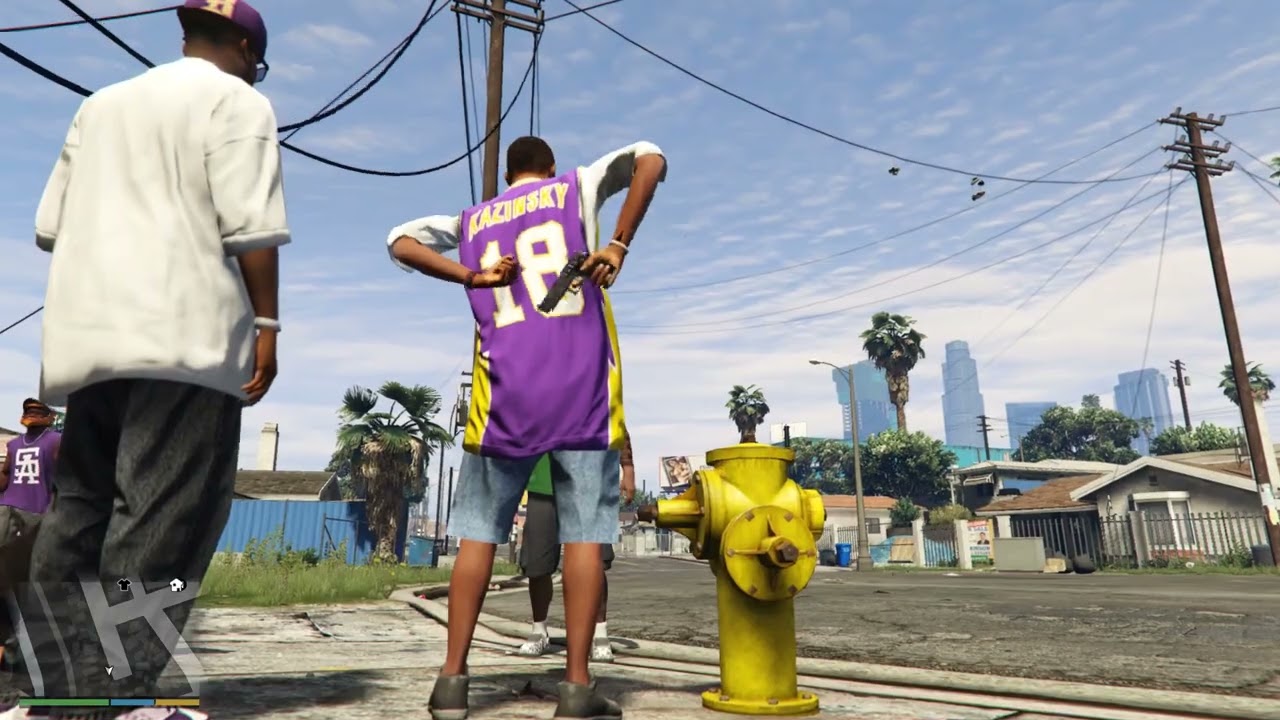 Calling Cops At Grove Street Gone Crazy GTA 5