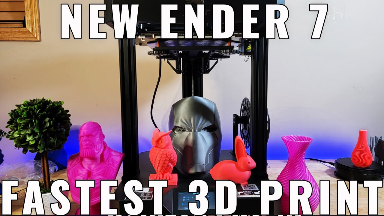 250 mm/s Ender 7 The Fastest 3d Printer on the Market?  Check out our review