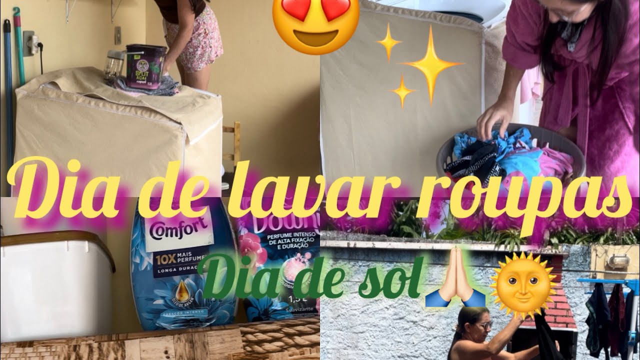 DIA DE LAVAR ROUPAS||TAMBEM TROQUEI AS CAPAS DAS CADEIRAS||ALMOCO DIFERENTE 🙏🏻❤️