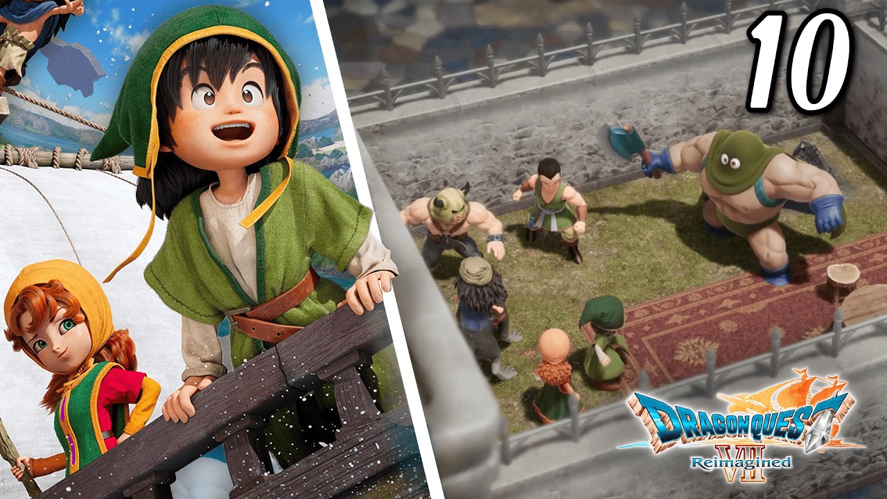 DRAGON QUEST VII Reimagined (100%) - Let's Play FR  #10 -  Perdu à Perd-Pélerin