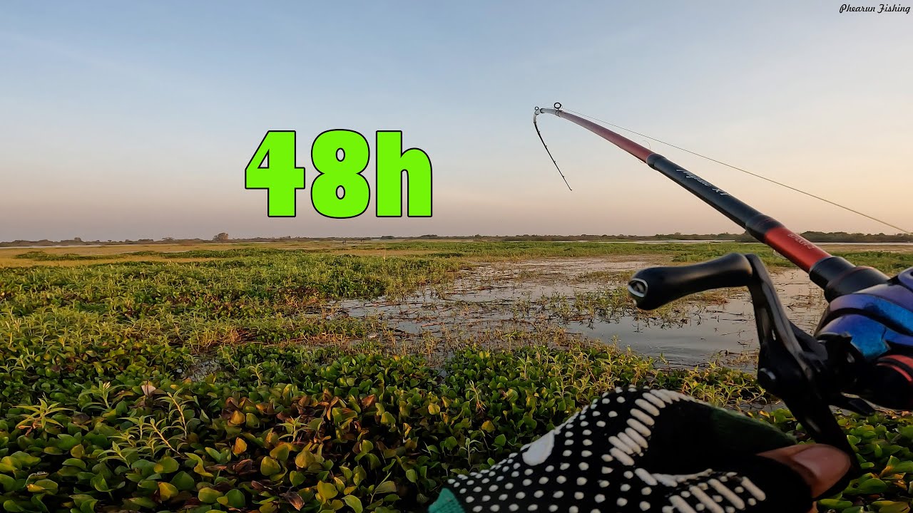 48h Fishing Survival Cambodia | ៤៨ម៉ោងនៅលើផ្ទៃទឹកទន្លេសាបបបក់ត្រី