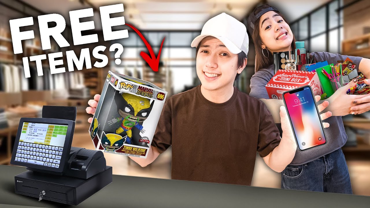 Asking STORES For A FREE ITEM! (Nagbigay!) | Ranz and Niana