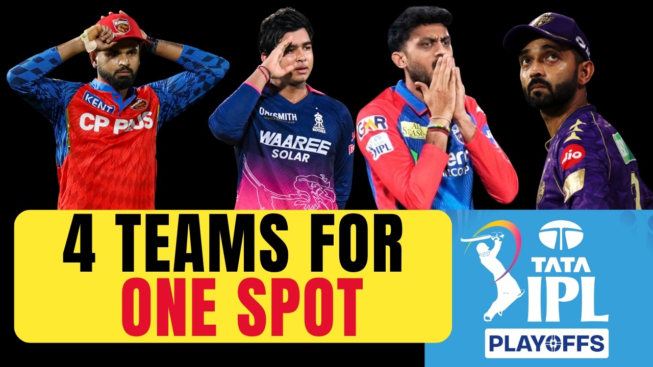 IPL 2026 Scenarios: What should PBKS, DC, KKR and RR do to seal 4th spot? | Sports Today