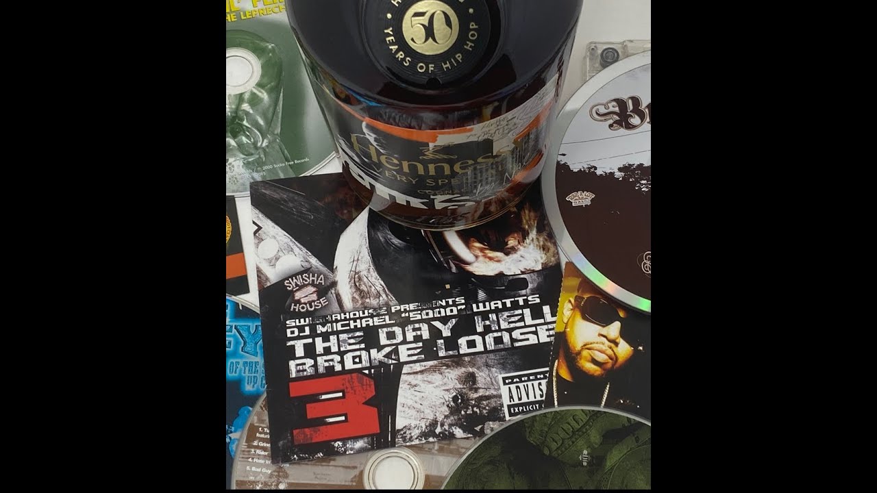 50th Anniversary of Hip Hop (H-TOWN Version) Hennessy/NAS Bottle