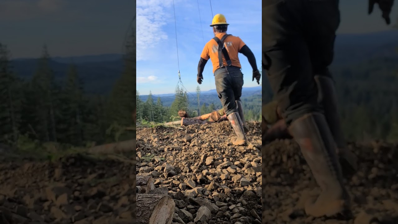 Yarding logs in the PNW!