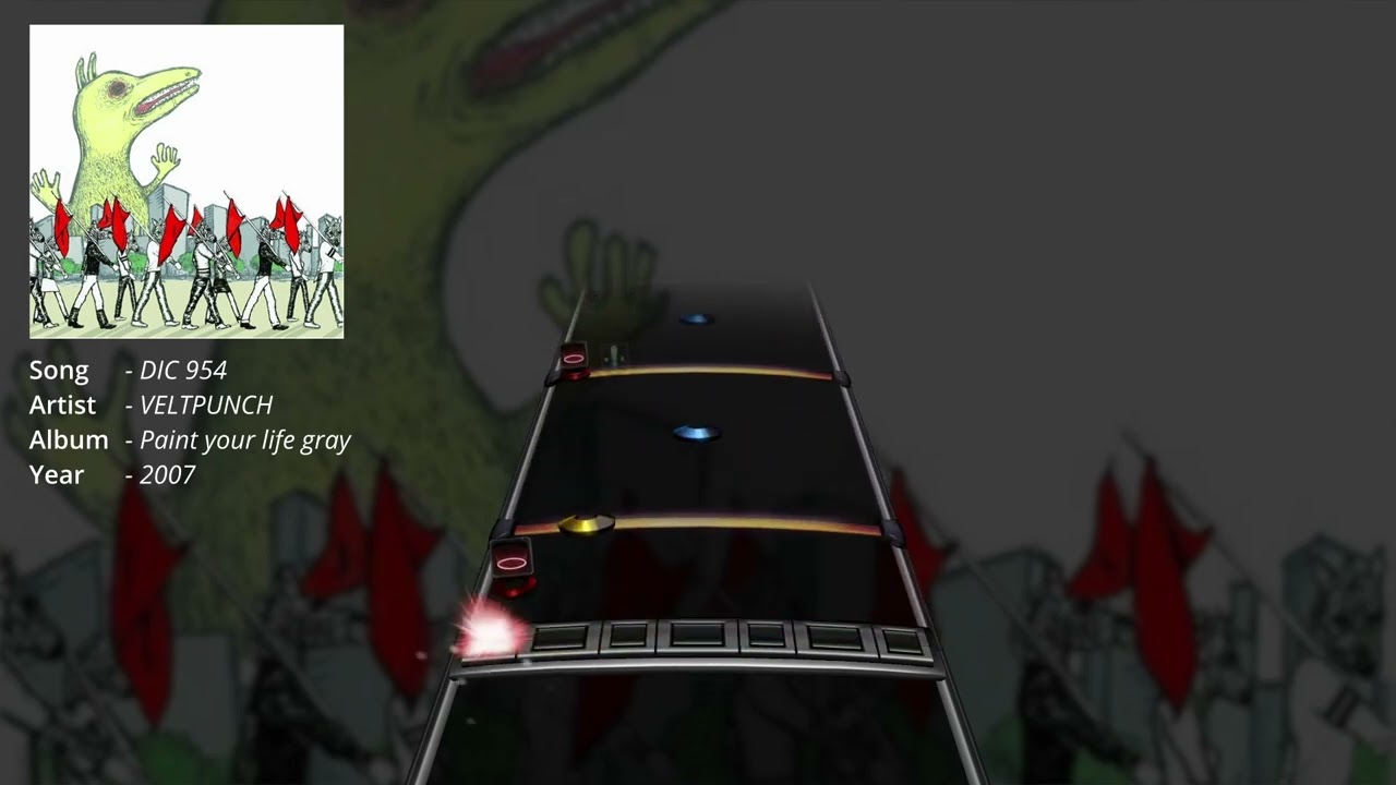 VELTPUNCH「DIC 954」(Drum Chart)