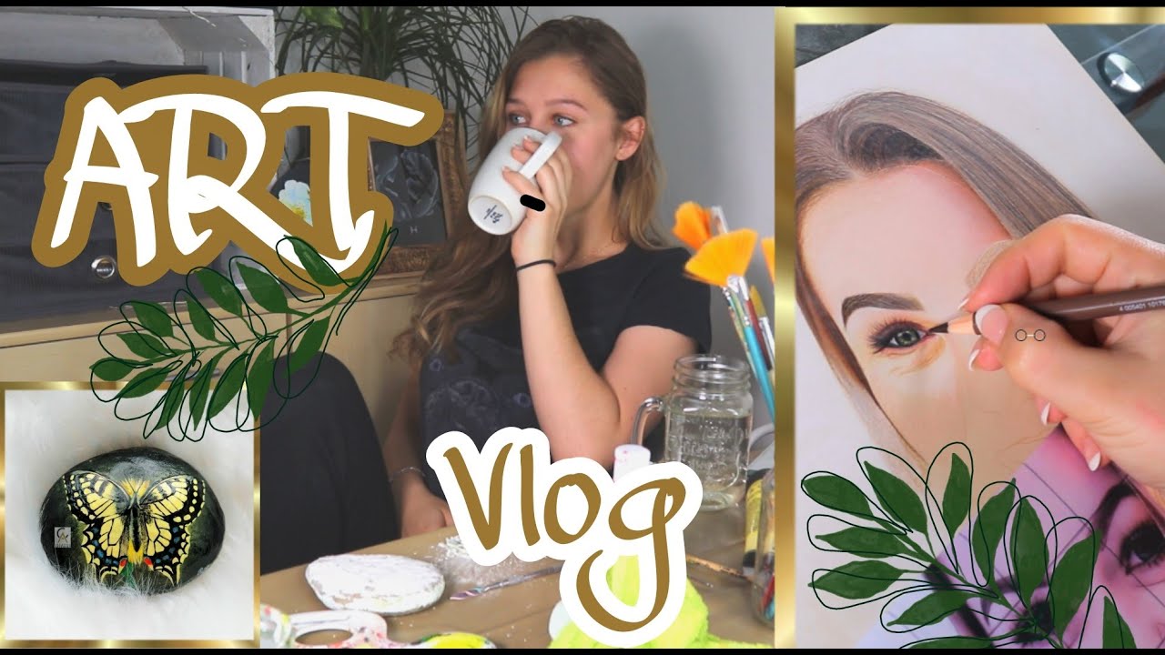 ART VLOG 🎨 so sieht mein Alltag als Künstlerin wirklich aus!? // Creative Artpoint