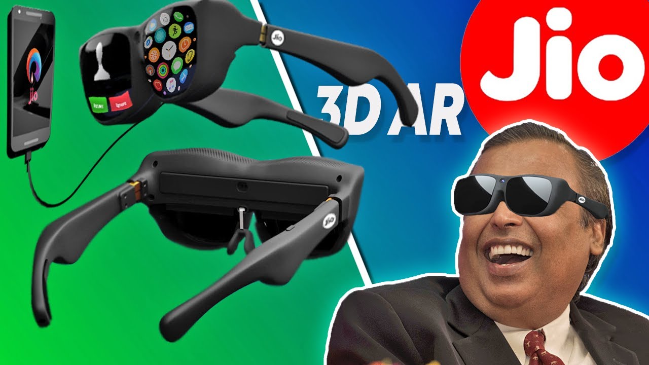Jio Futuristic 3D AR Glasses, 5G Technology in India 2020