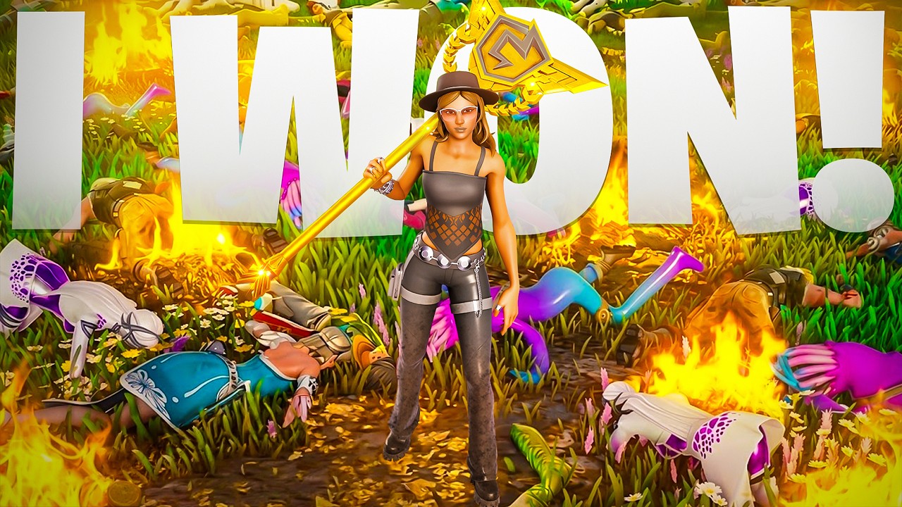 Я выиграл Solo Victory Cup...