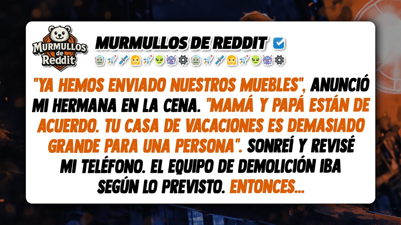 ¡Perfecto! Tu casa de la playa está vacía durante seis meses. ¡Nos mudamos! Mi familia decidió...