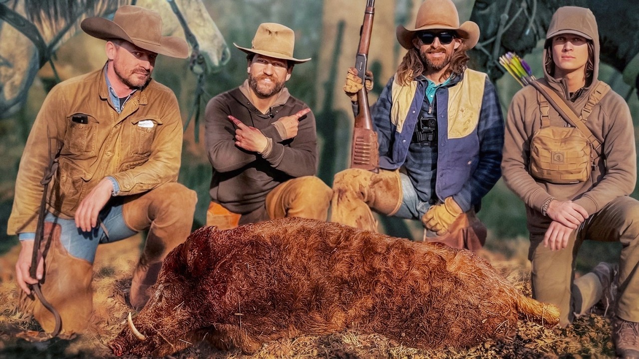Celebrity HorseBack Hog Hunt! Huge Boar!
