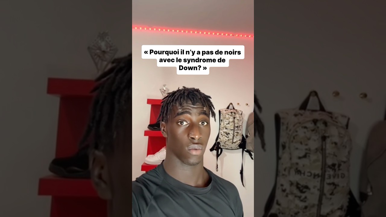 Pourquoi il n'y a pas de noirs avec le syndrome de Down? 💀 #shorts #humour #pourtoi #france