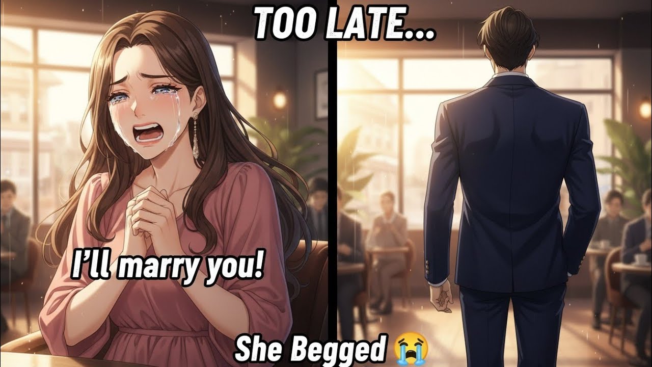 After nine failed proposals, I finally left her. 