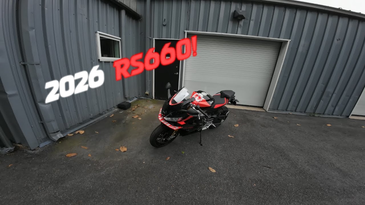 NEW 2026 RS660 WALK AROUND + NEW EXHAUST! | MOTOVLOG