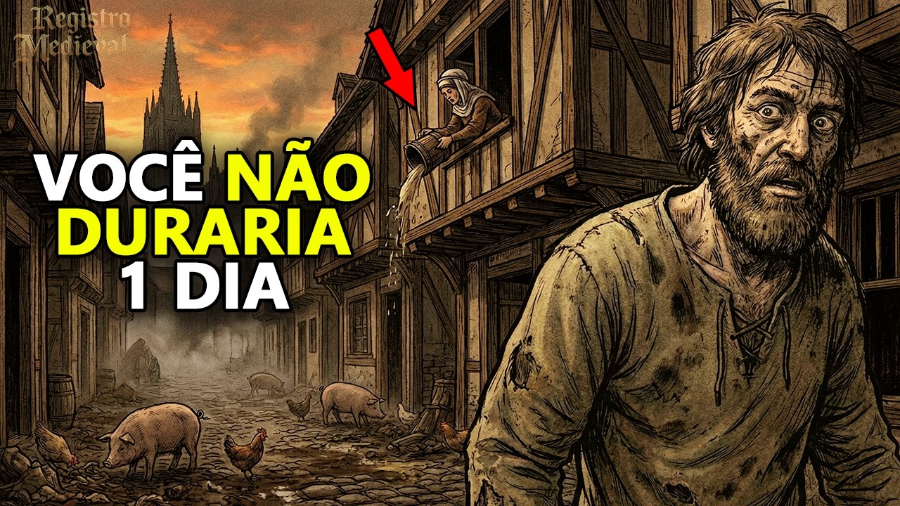 Você SOBREVIVERIA 24 Horas em uma Cidade Medieval? (A Realidade é BRUTAL)