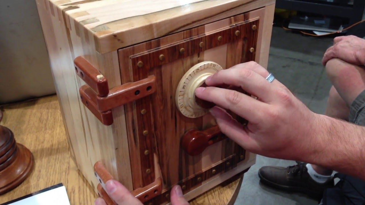 Wooden Combination Lock Mechanism