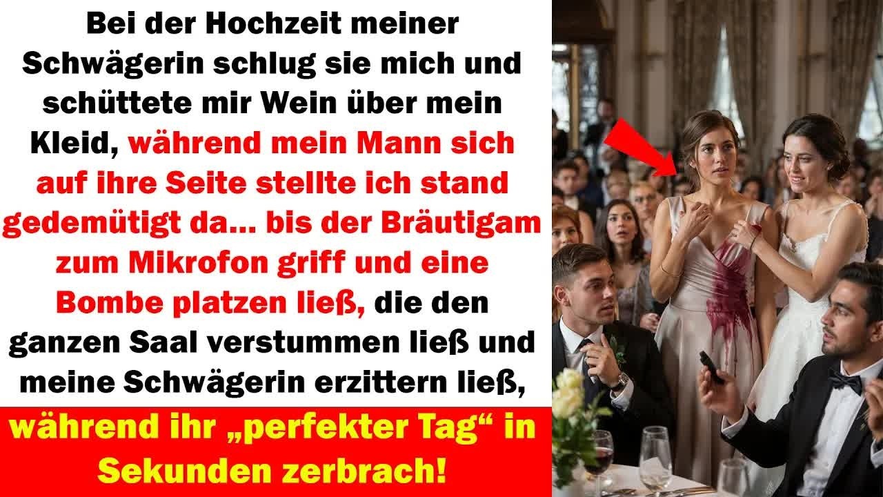 Meine Schwester schlug mich bei ihrer Hochzeit – doch die Worte des Bräutigams zerstörten alles!