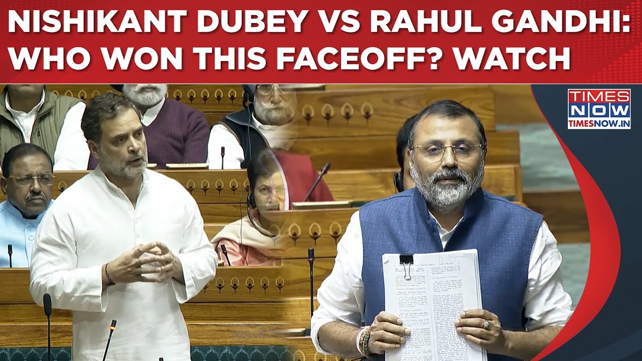 BJP's Nishikant Dubey Vs Congress' Rahul Gandhi: Watch MP's Counter To Lok Sabha LoP| Fiery Faceoff