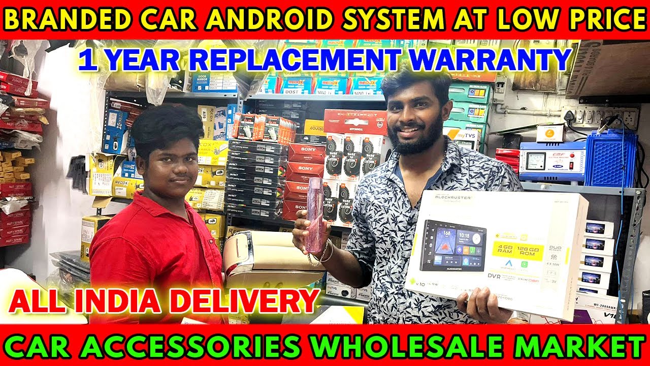Cheapest Car Accessories Market |Low Budget Car Music & Android System | SS Car Accessories Ukkadam