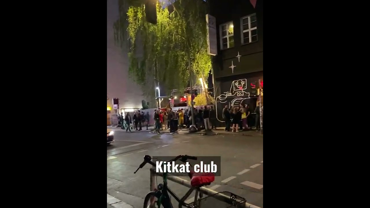 The line for the Kitkat club in Berlin on a weekday