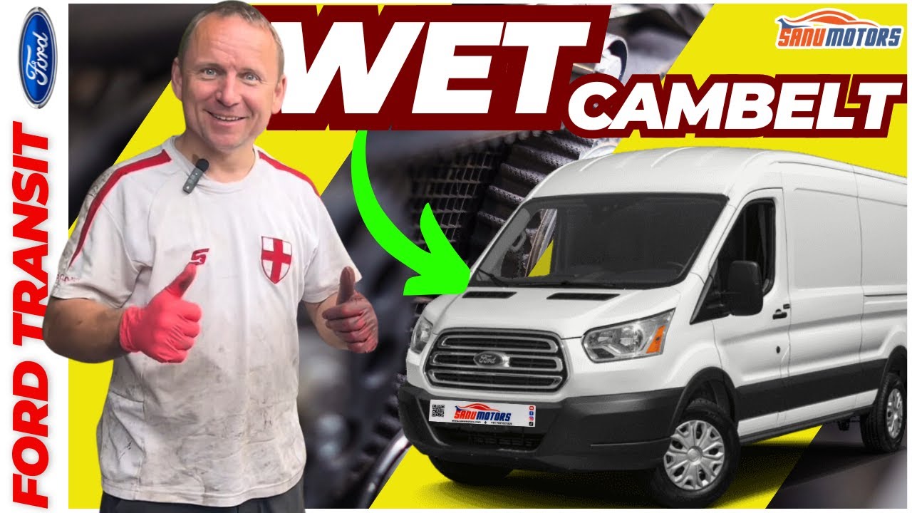 Wet cam Belt in Ford Transit║ Sanu motors with Charlie