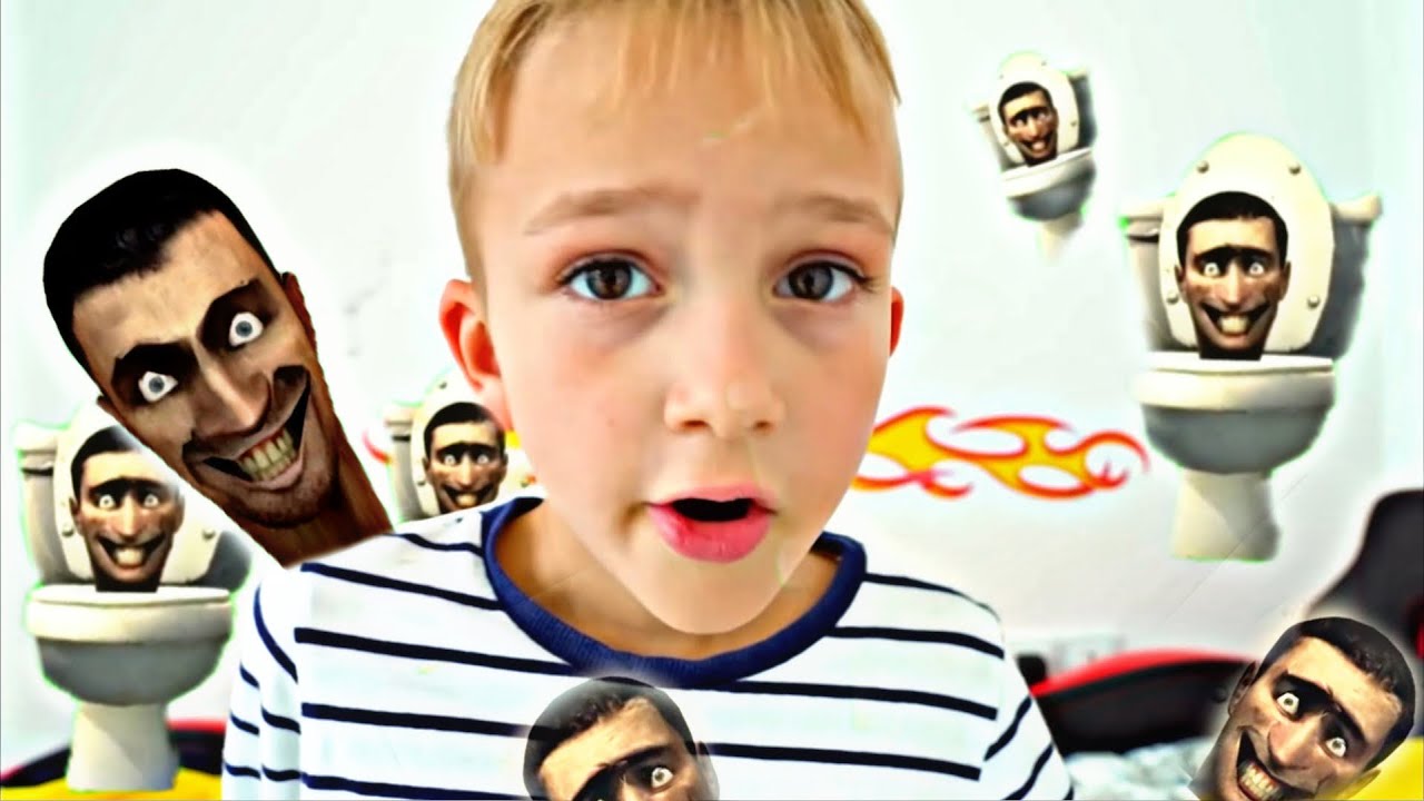 Vlad and niki Superpower Adventure with skibidi toilet | logo effects 