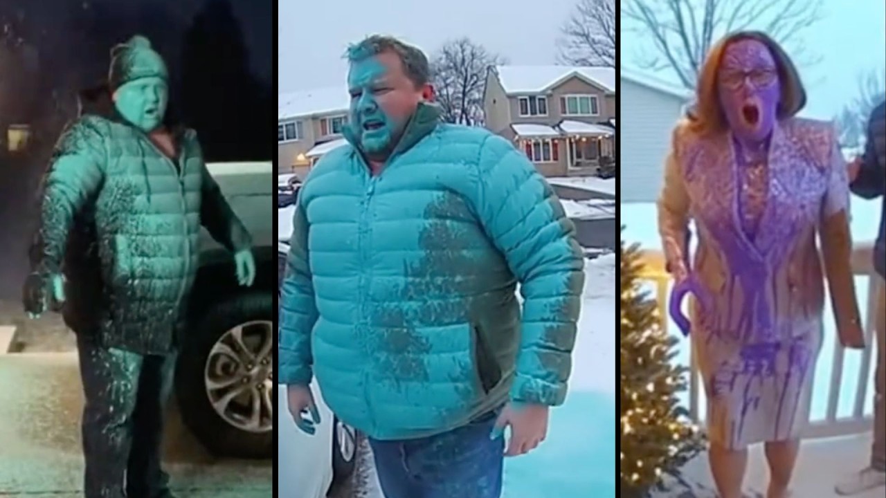 That Porch Was Ready 😂🎨 (Caught on Ring Camera)