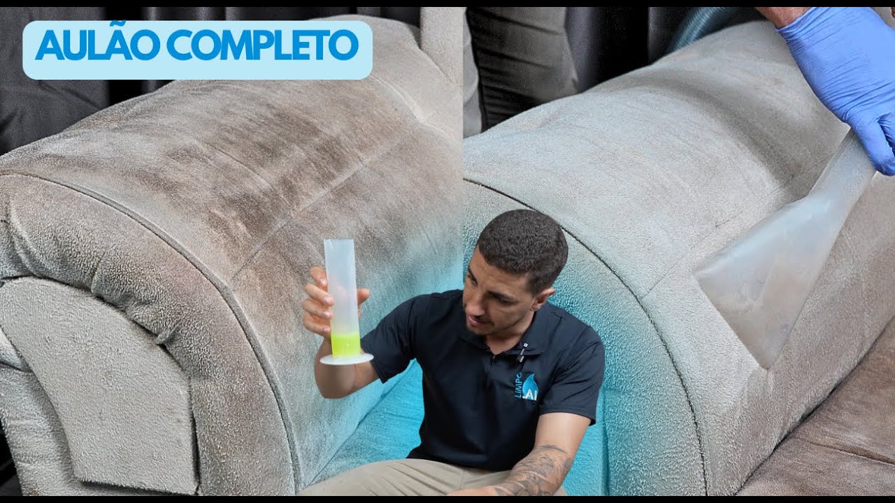 AULÃO DE HIGIENIZAÇÃO DE SOFÁ -