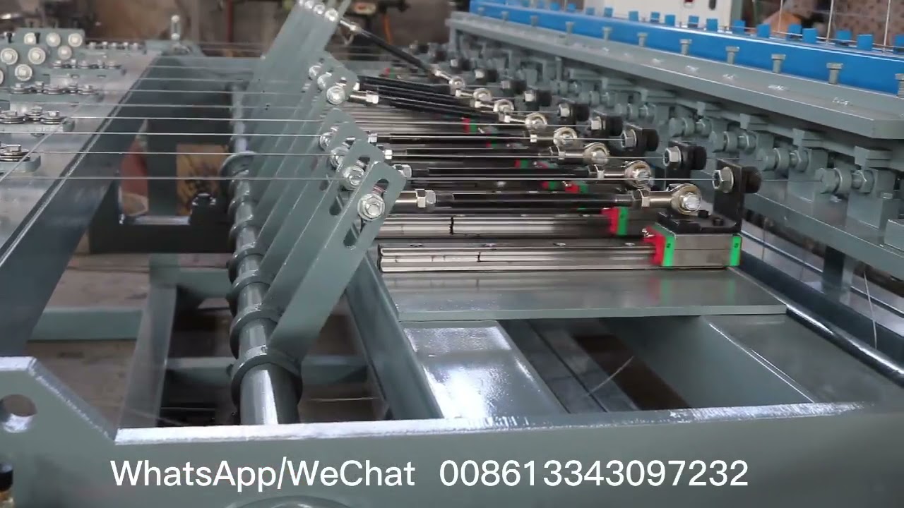 Automatic Coil Feeding Field Fence Machine, Grassland Fence Machine, Veld Span Mesh Weaving Machine