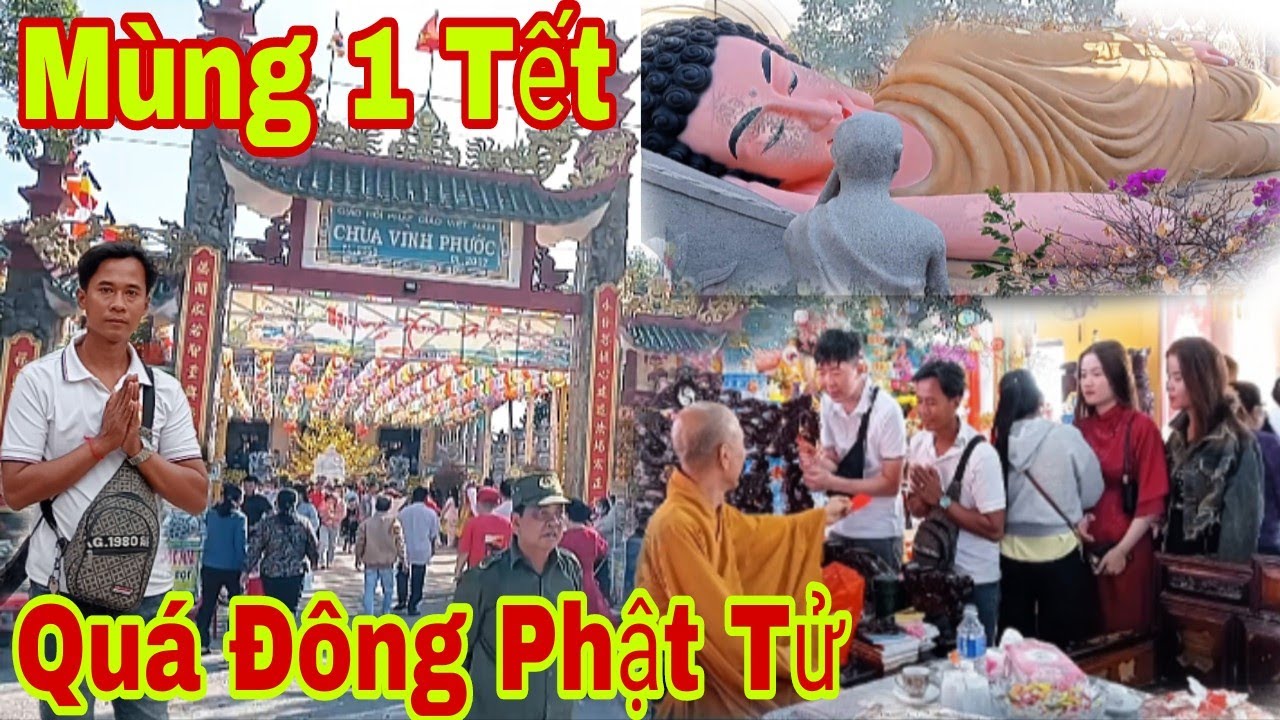 Chùa Vĩnh Phước Mùng 1 Tết Quá Đông Phật Tử 2026 | Khmersang 2