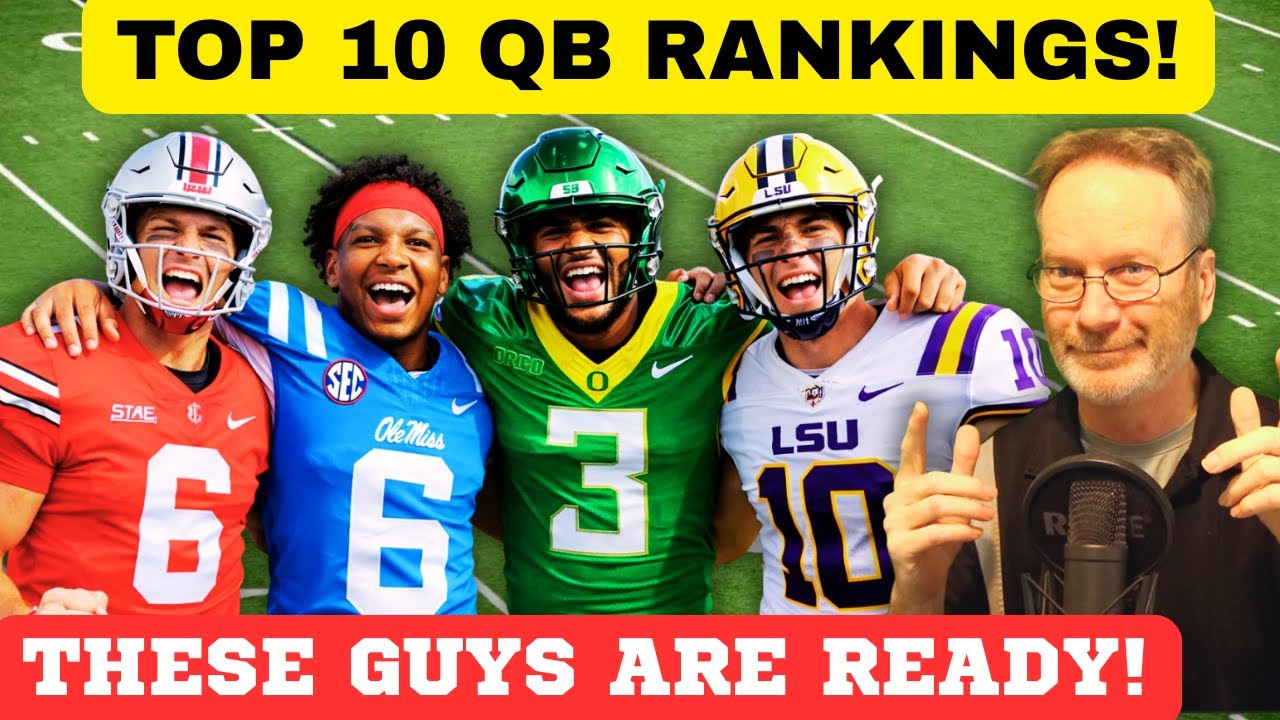 TOP 10 QB'S Where does your qb Rank? Tennessee Football, Ohio State FOOTBALL, Ole Miss Football,