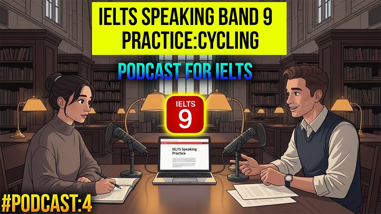 IELTS Speaking Part 1 Cycling Practice | Band 9 Model Answers | IELTS English Podcast