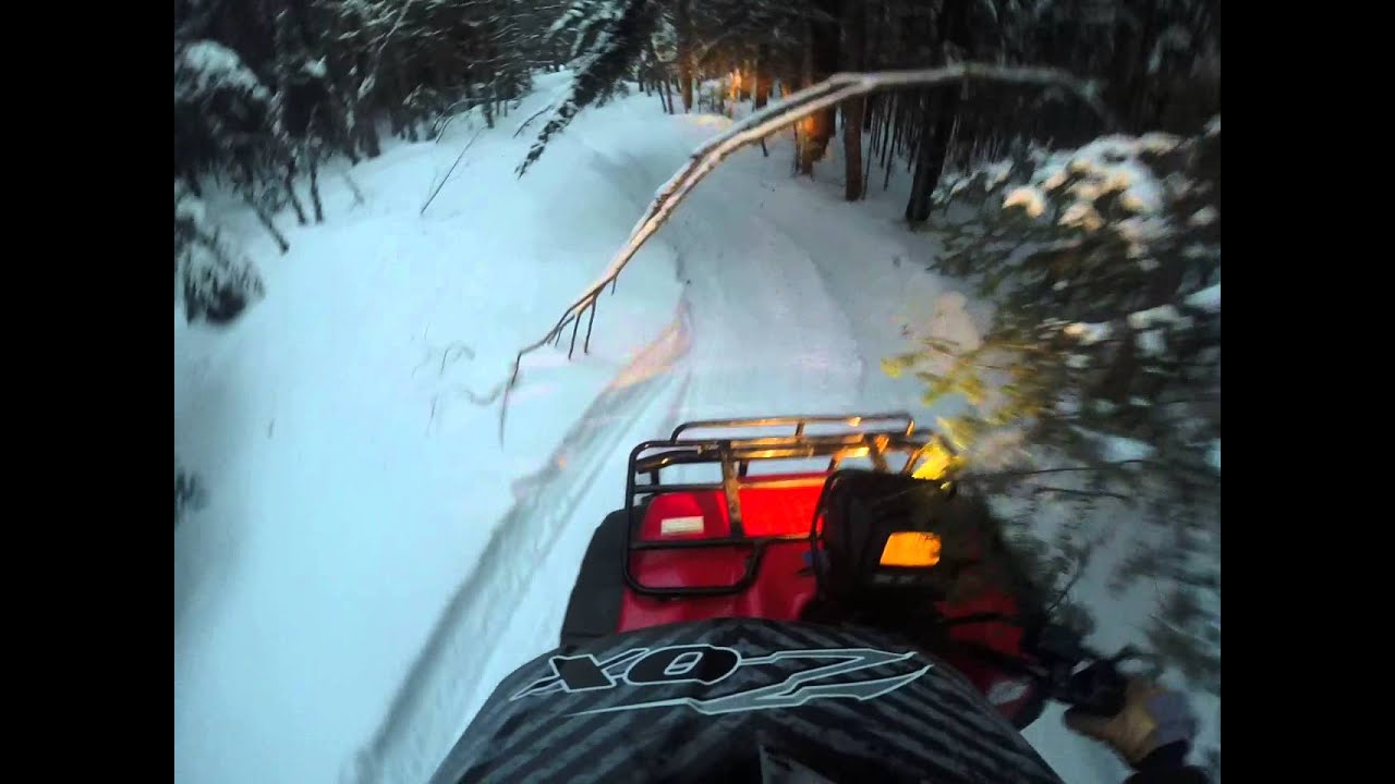 Honda Foreman 450 Snow Ride