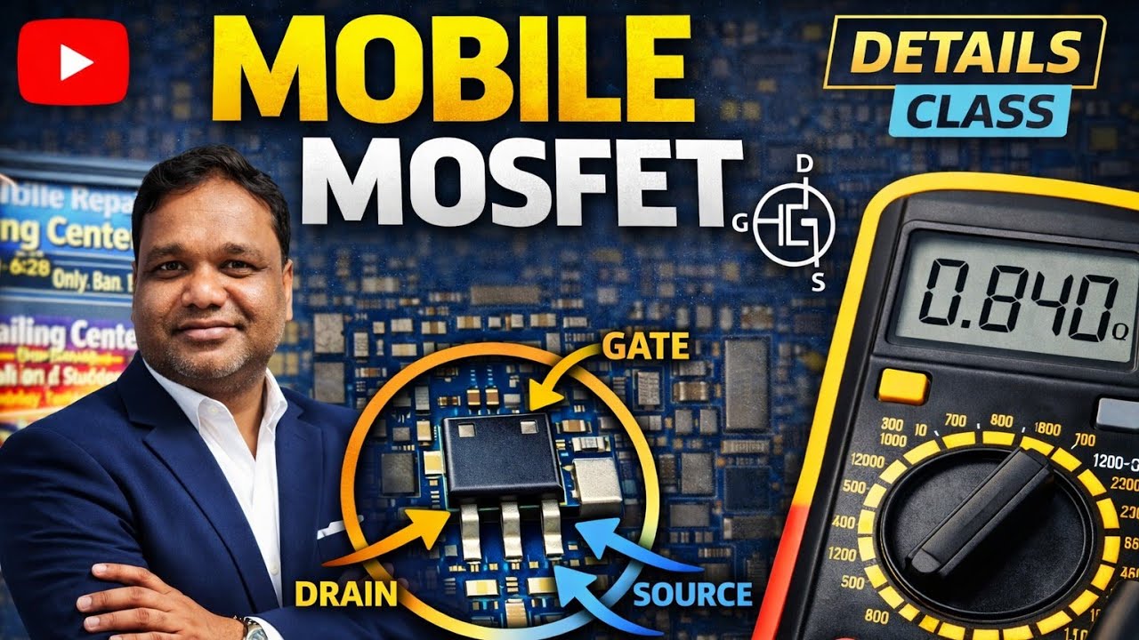 Mobile MOSFET Explained | Types, Working & Testing | Bangla