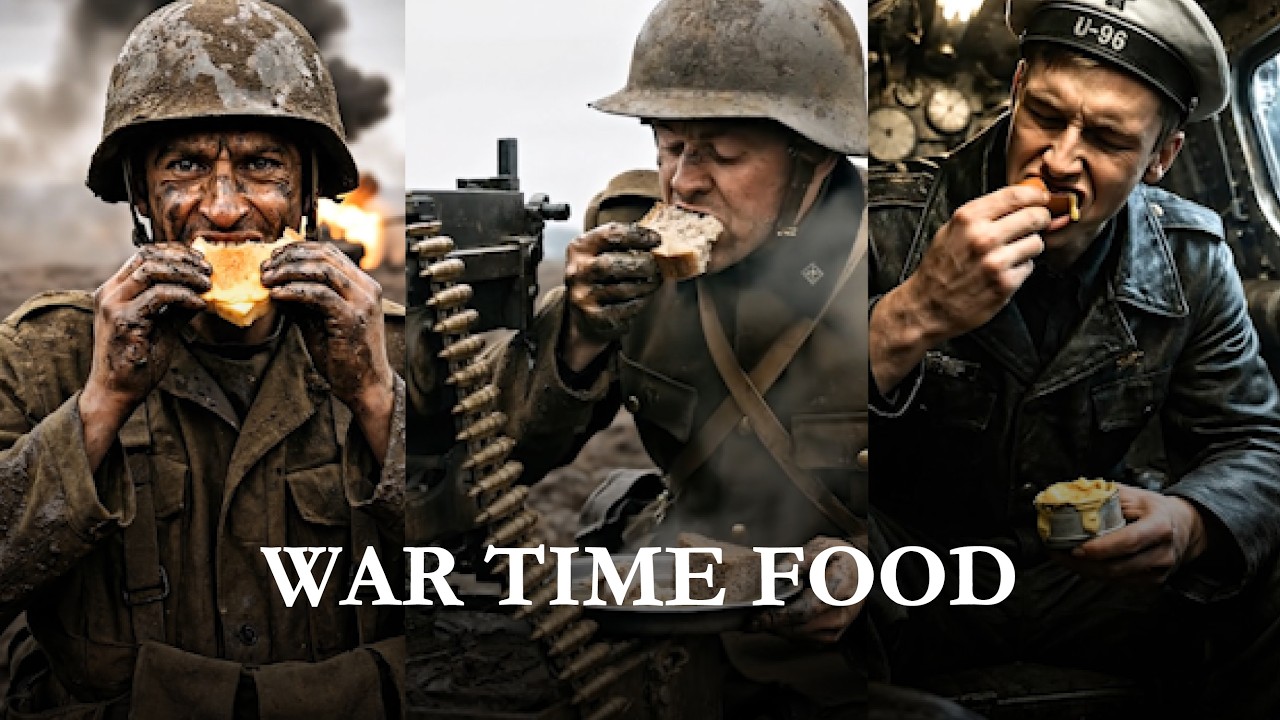 Hungry Soldiers Eating War Rations (Cinematic AI Compilation)