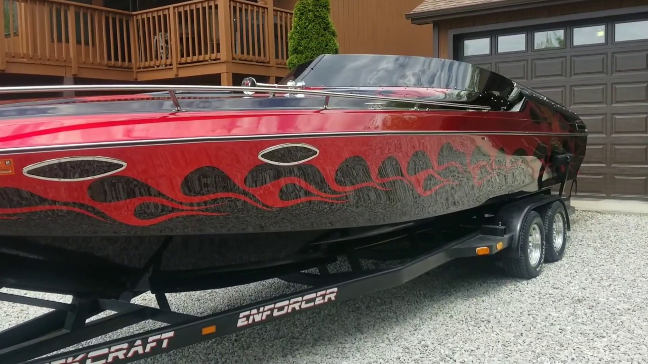 1988 Sleekcraft Enforcer Tour: Exterior, Interior, and Engine Test