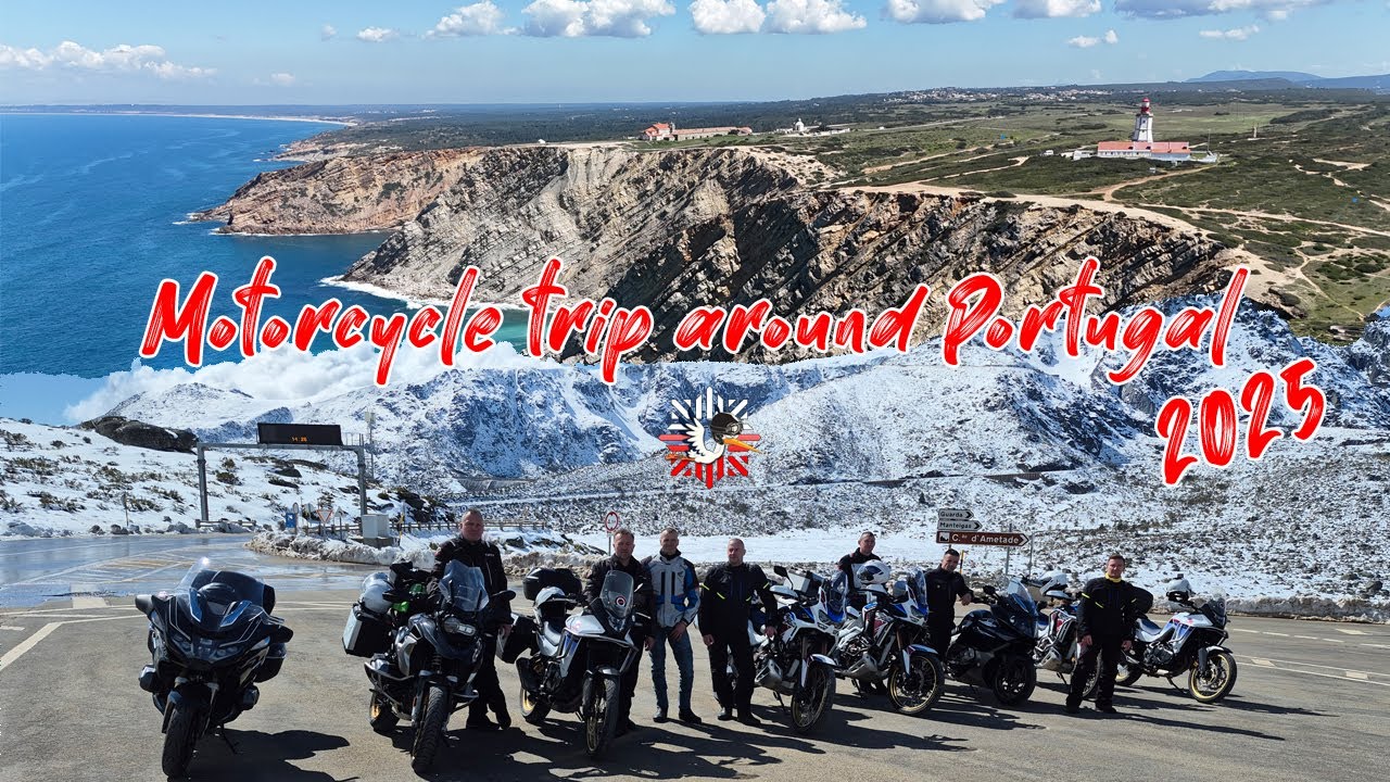 Motorcycle trip around Portugal Motocyklowa wyprawa po Portugalii 8000km in 10 days Eskadra Bocianów